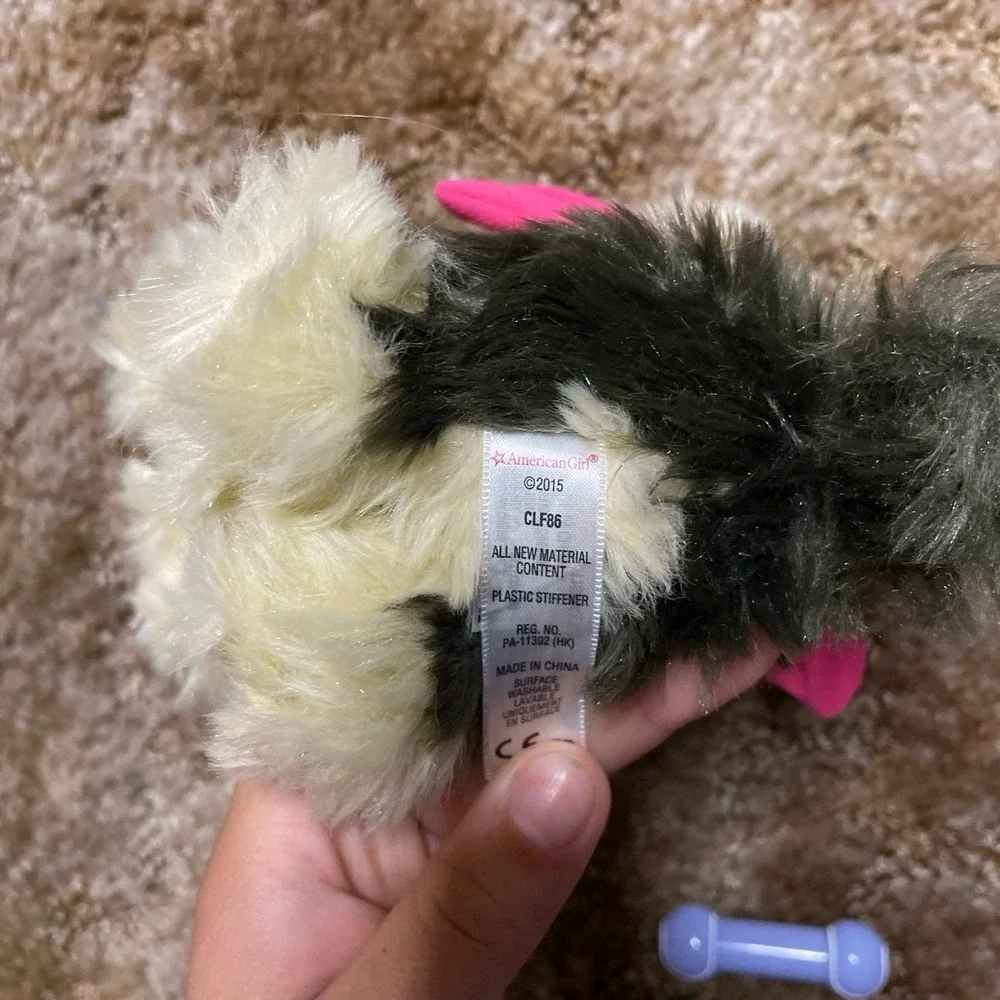 AG American Girl Doll Truly Me‎ Pet Dog Yorkie Yorkshire Terrier Pose-able Puppy